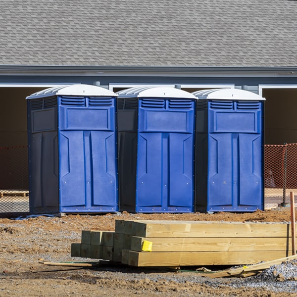 are there any restrictions on where i can place the porta potties during my rental period in Maidencreek PA